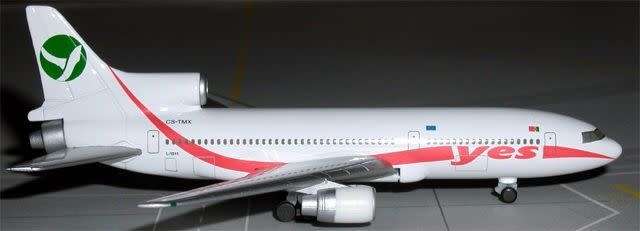 Lockheed L-1011-500 TriStar Yes Air - 1/500 Scale (HW513326)(Herpa Wings)