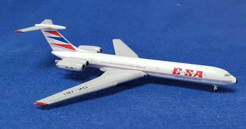 Ilyushin IL-62M CSA Czechoslovak Airlines - 1/500 Scale (HW527194)(Herpa Wings)