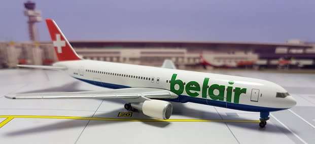 Boeing 767-300 Belair - 1/500 Scale (HW504393)(Herpa Wings)