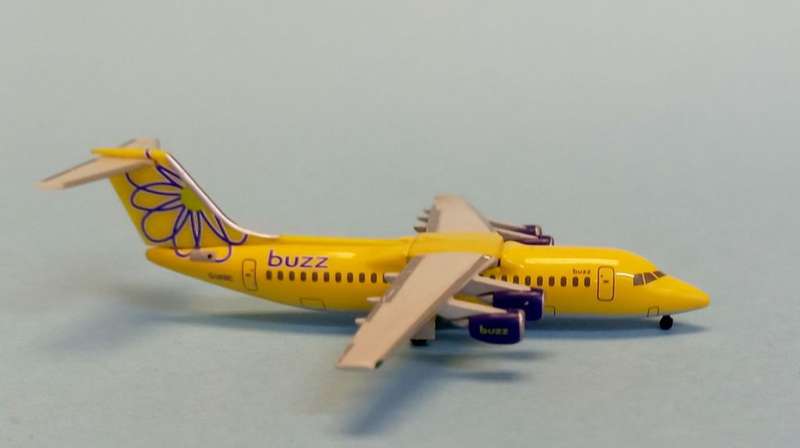 BAe 146-300 Buzz Airlines - 1/500 Scale (HW513005)(TAS8020)(Herpa Wings)