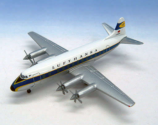 Vickers Viscount V814 Lufthansa - 1/500 Scale (HW511780)(TAS013974 )(Herpa Wings)