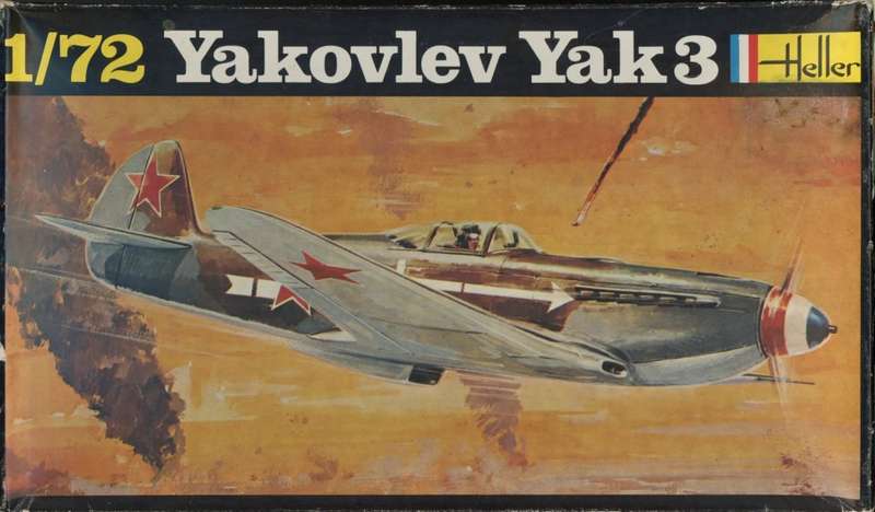 Yakolev Yak 3 - 1/72 Scale (HEL250)(Heller)