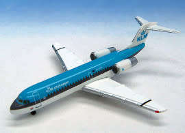 Fokker 70 KLM City Hopper - 1/500 Scale (HW513166)(Herpa Wings)