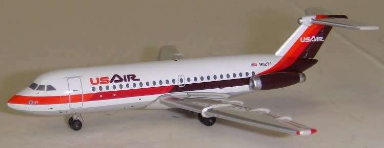 BAC One Eleven Series 200 US Air 1/400 Scale (GJUSA204)(TAS4209)(Gemini Jets)
