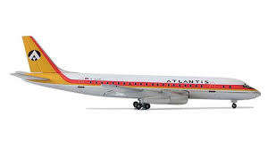 Douglas DC-8-33 Atlantis Airways - 1/500 Scale (HW502030)(Herpa Wings)