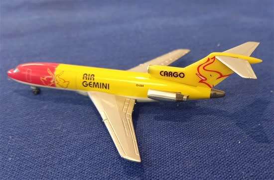 Boeing 727-173C Air Gemini Cargo - 1/500 Scale (HW503198)(TAS016999)(Herpa Wings)