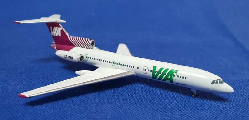 Tupolev Tu-154M VIA - 1/500 Scale (HW514026)(Herpa Wings)