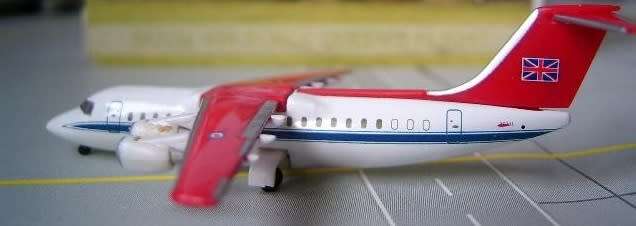 BAe 146-100C1 - 1/500 Scale (ZE701)(TAS001000)(RAF50001)(Hogan)