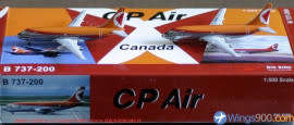 Boeing 737-200 CP Air Canada - 1/500 Scale (BB5-2004-025)(TAS001027)(Big Bird)