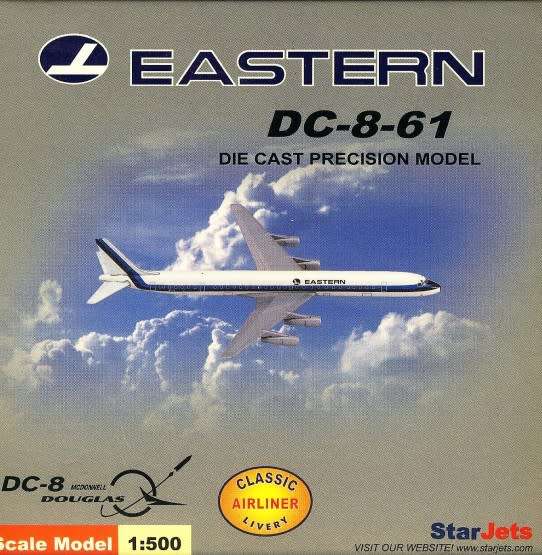 Douglas DC-8-61 Eastern Airlines - 1/500 Scale (SJEAL126)(StarJets)