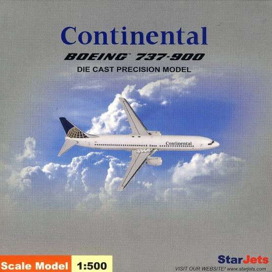 Boeing 737-900 Continental Airlines - 1/500 Scale (SJCOA155)(StarJets)