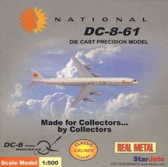 Douglas DC-8-61 National Airlines - 1/500 Scale (SJNAL065)(TAS007178)(StarJets)