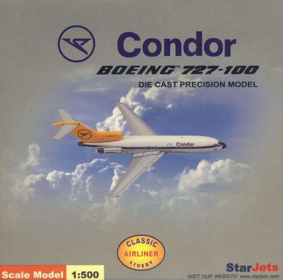 Boeing 727-100 Condor - 1/500 Scale (SJCFG139)(TAS001240)(StarJets)