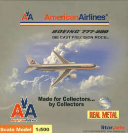 Boeing 777-200 American Airlines - 1/500 Scale (SJAAL061)(TAS007156)(StarJets)