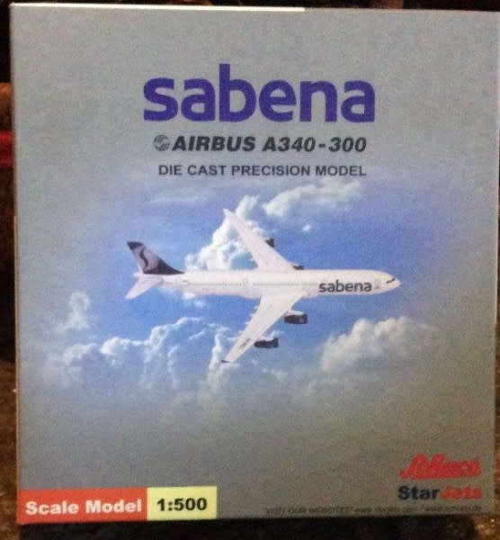 Airbus A340-300 Sabena - 1/500 Scale (SJSAB119)(StarJets)
