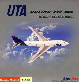 Boeing 747-400 UTA - 1/500 Scale (SJUTA043)(TAS007803)(StarJets)