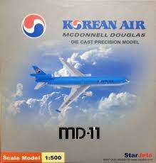 McDonnell Douglas MD-11 Korean Air - 1/500 Scale (3557524)(TAS017642)(Schuco/StarJets)