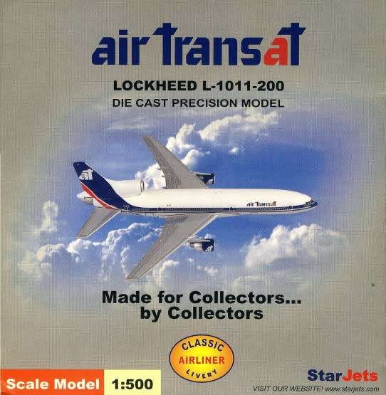 Lockheed L-1011-200 TriStar Air Transat - 1/500 Scale (SJTSC111)(StarJets)