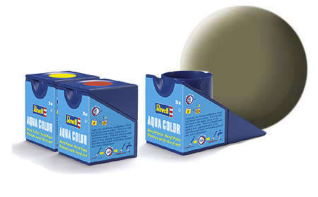 Revell Matt Light Olive Acrylic Paint 18ml (REV36145)