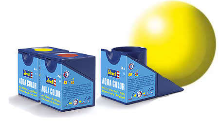 Revell Luminous Yellow Satin Acrylic Paint 18ml (REV36312)