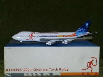 Boeing 747-200 Athens Olympics - 1/500 Scale (BB5-2003-52)(TAS001104)(Big Bird)