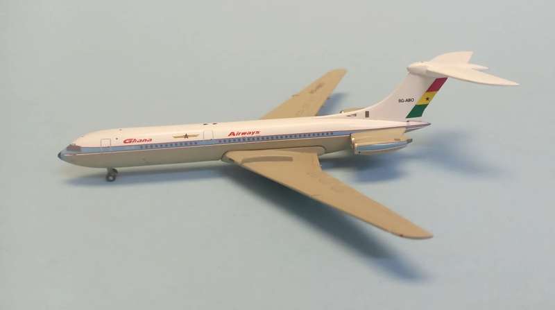 Vickers Standard VC-10 Ghana Airways -1/400 Scale (JX413)(TAS4343)(Jet X)