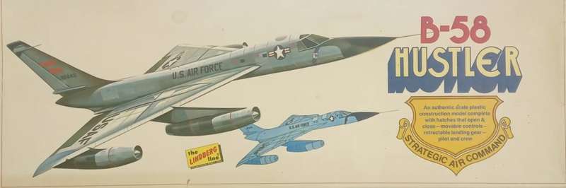 B-58 Hustler - 1/64 Scale (LIN5304)(Lindberg)