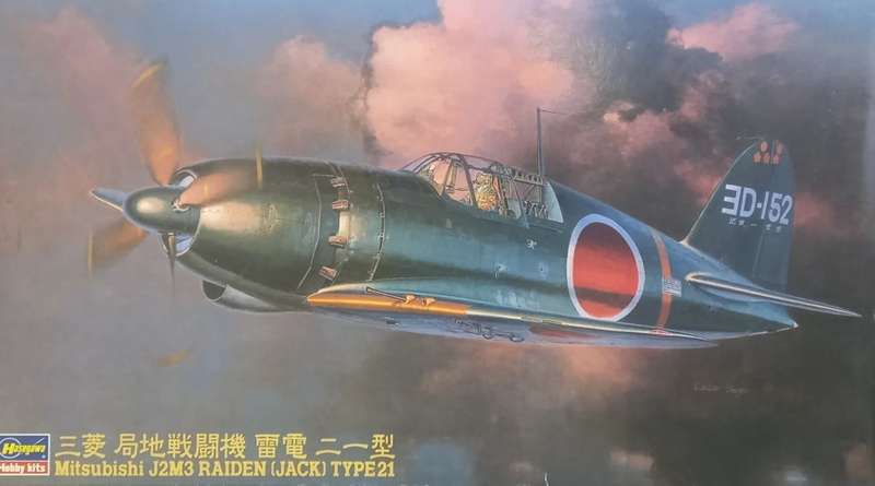 Mitsubishi J2M3 Raiden (Jack) Type 21 - 1/48 Scale (HASJT45)(Hasegawa)