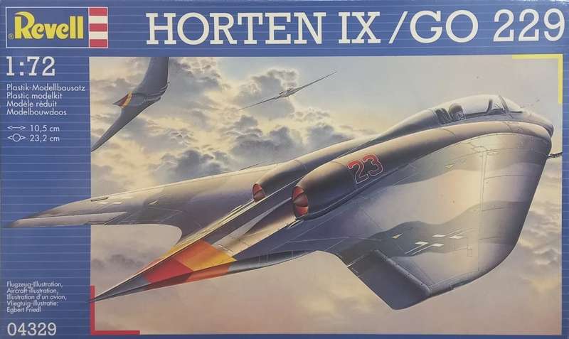 Horten IX-GO 229 - 1/72 Scale (REV04329)(TH2131)(Revell)