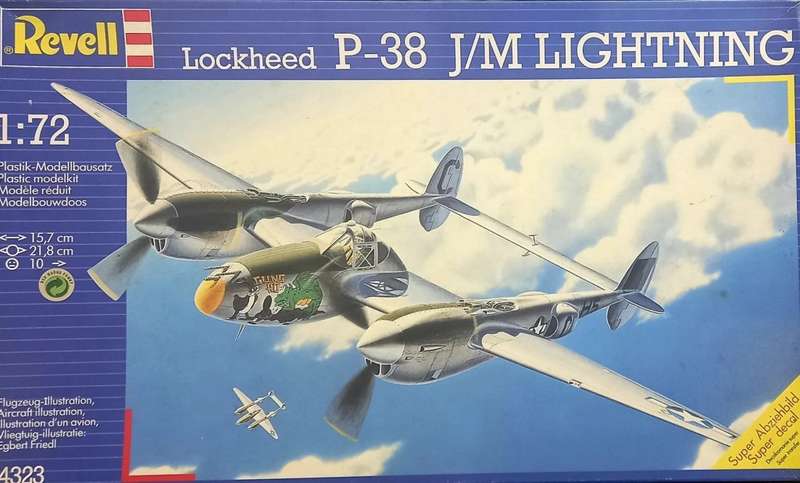 Lockheed P-38J/M Lightning - 1/72 Scale (REV4323)(Revell)