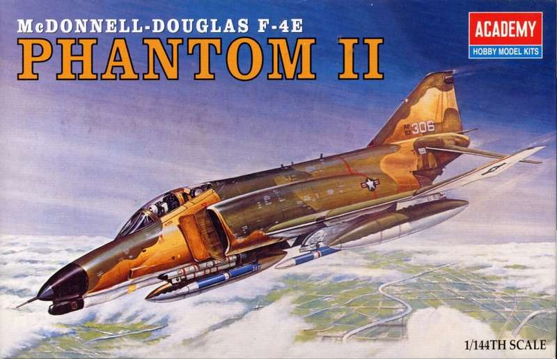 McDonnell Douglas F-4E Phantom II - 1/144 Scale (ACAD4419)(Academy)