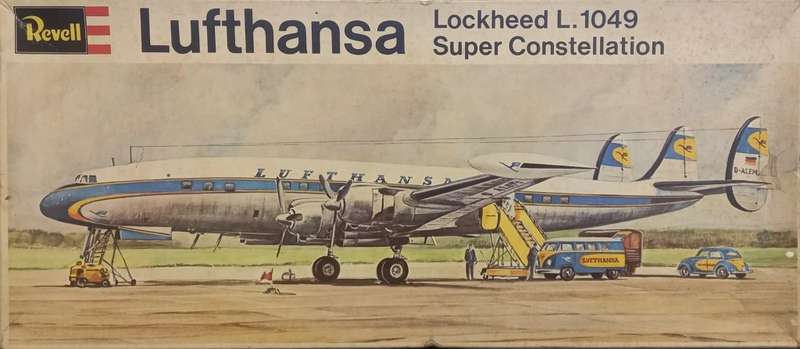 Lockheed L-1049 Super Constellation Lufthansa - 1/144 Scale (H-158)(Revell)