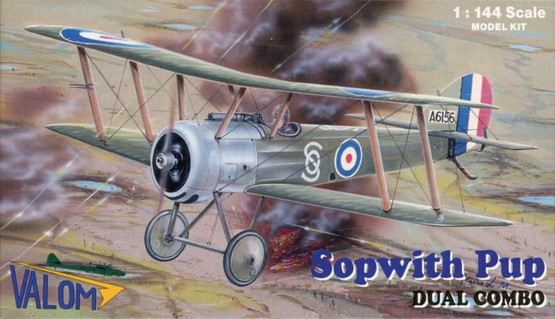 Sopwith Pup - 1/144 Scale Double kit (VAL14402)(TH2195)(Valom) - REDUCED PRICE