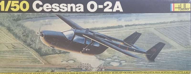 Cessna O-2A - 1/50 Scale (HEL408)(TH2194)(Heller)