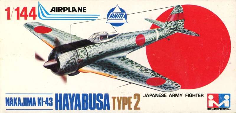 Nakajima Ki-43 Hayabusa Type 2 - 1/144 Scale (K-405)(TH2178)(AHM Minikits) - REDUCED PRICE