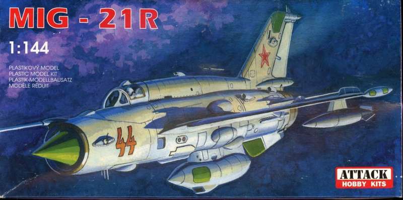 MiG-21R - 1/144 Scale (Attack Hobby Kits)(AT14418)(TH2169) - REDUCED PRICE