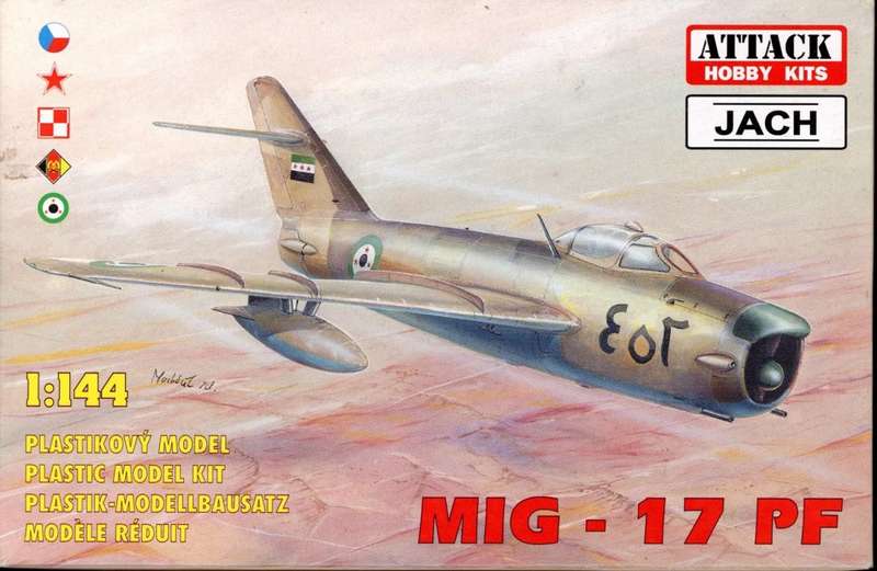 MiG-17PF - 1/144 Scale (AT14402)(TH2153)(Attack Hobby Kits) - REDUCED PRICE
