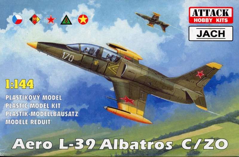 Aero L-39C/ZO Albatros - 1/144 Scale (AT14406)(TH2157)(Attack Hobby Kits) - REDUCED PRICE