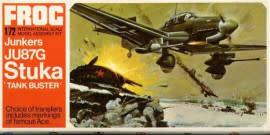 Junkers Ju.87G Stuka `Tank Buster` - 1/72 Scale (F195)(FROG)