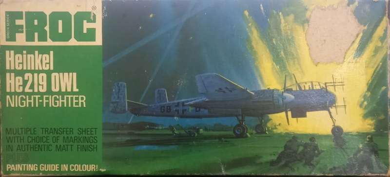 Heinkel He.219 Owl - 1/72 Scale (F177)(Frog)