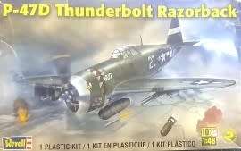 P-47D Thunderbolt Razorback - 1/48 Scale (Revell)(REV85-5261)