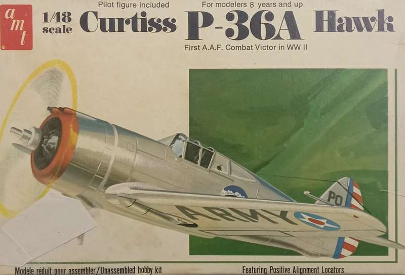 Curtiss P-36A Hawk - 1/48 Scale (T6745)(AMT-ERTL)