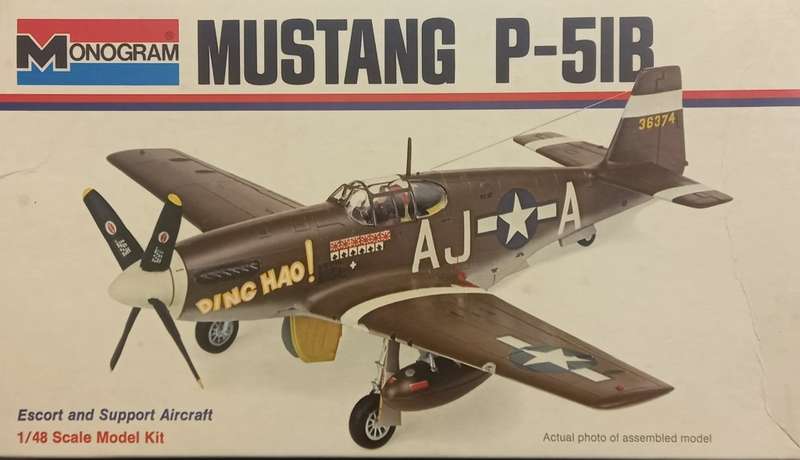 P-51B Mustang - 1/48 Scale (MON6806)(Monogram)