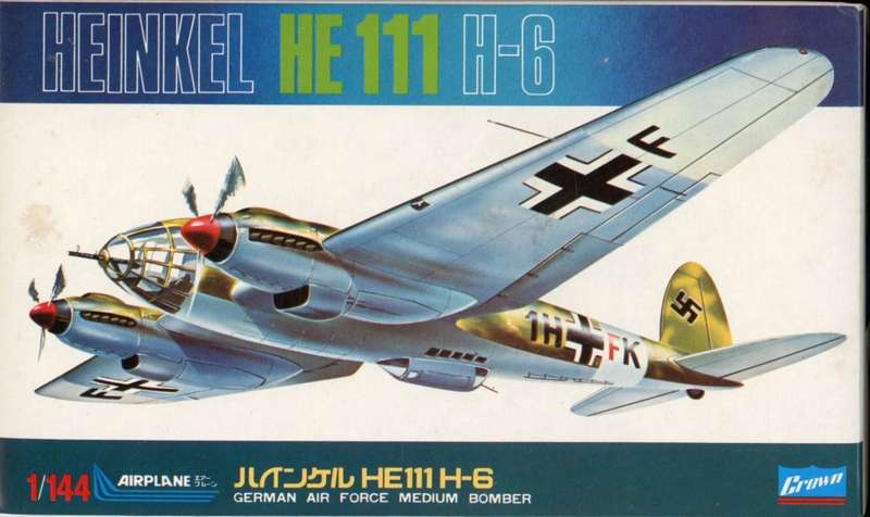 Heinkel He 111 H-6 - 1/144 (Crown)(447)(TH2148) - REDUCED PRICE