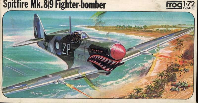 Spitfire Mk.8/9 Fighter-bomber - 1/72 Scale (F233)(TAS05009)(Frog)