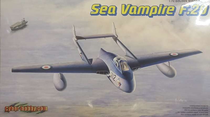 De Havilland Sea Vampre F.20 - 1/72 Scale (DN5112)(TH2077)(Dragon/Cyberhobby)