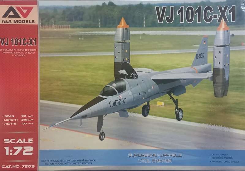 VJ101C-X1 - 1/72 Scale (7203)(TH2127)(A&A Models)