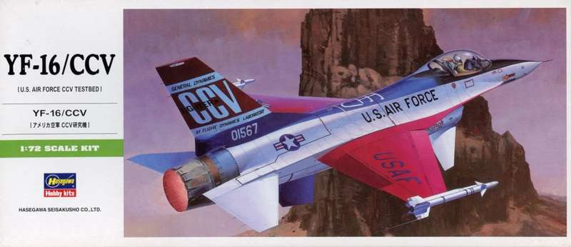 YF-16/CCV - 1/72 Scale (HASB14/00244)(TH2070)(Hasegawa)