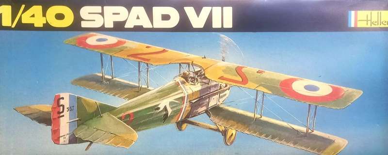 Spad VII - 1/40 Scale (HEL500)(TH2204)(Heller)