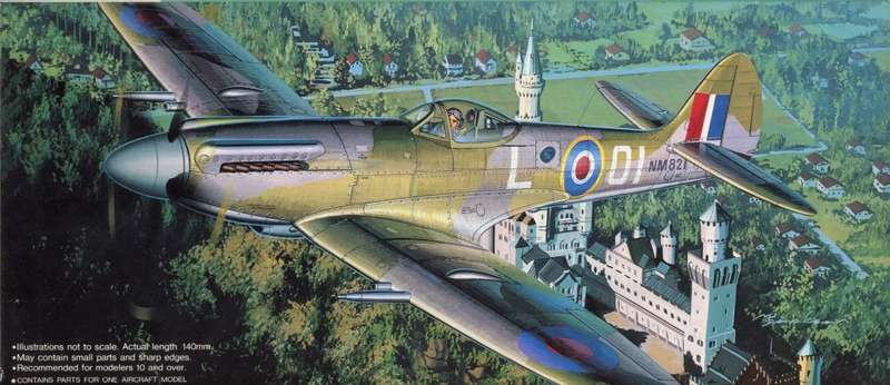 Spitfire FR.Mk.14e - 1/72 Scale (FUJ72005)(TH2219)(Fujimi)